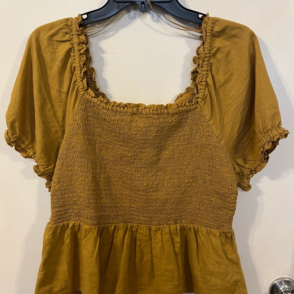 Summer waistline shirt